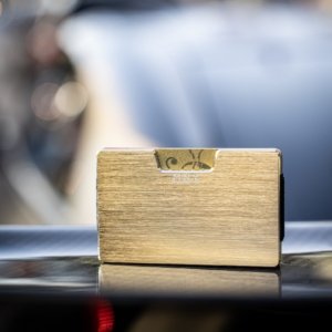 MNY Brand Wallet - Gold