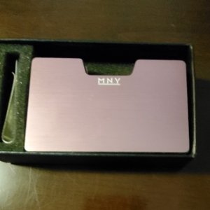 MNY Brand Wallet - Pink